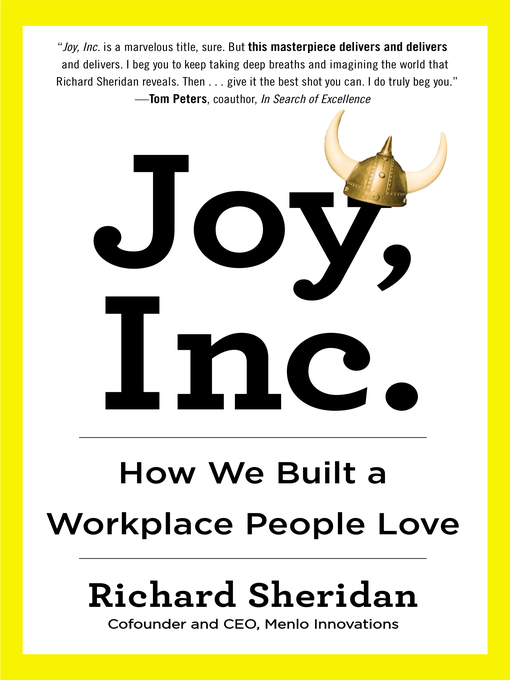 Title details for Joy, Inc. by Richard Sheridan - Wait list